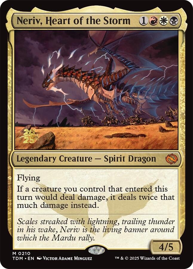 Neriv, Heart of the Storm [Tarkir: Dragonstorm Prerelease Promos] | Exor Games Summserside