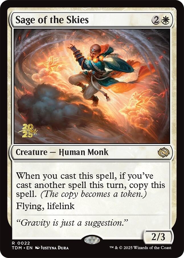 Sage of the Skies [Tarkir: Dragonstorm Prerelease Promos] | Exor Games Summserside