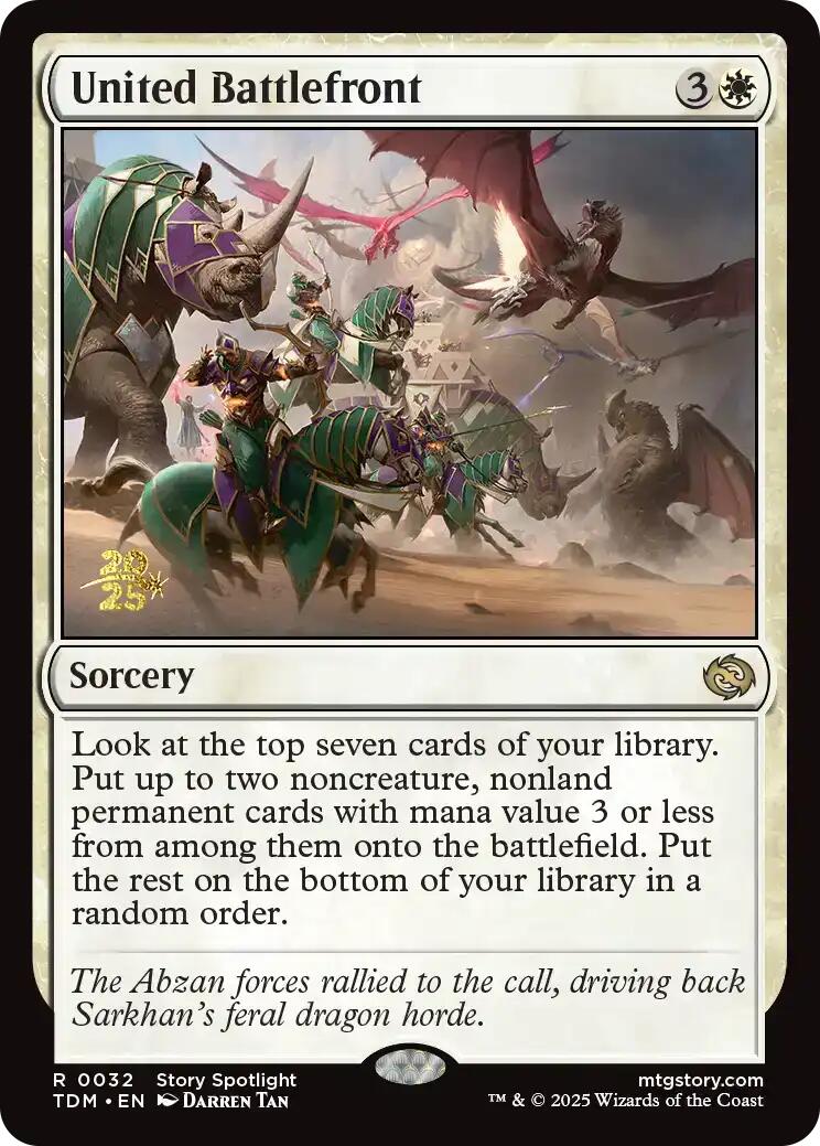 United Battlefront [Tarkir: Dragonstorm Prerelease Promos] | Exor Games Summserside