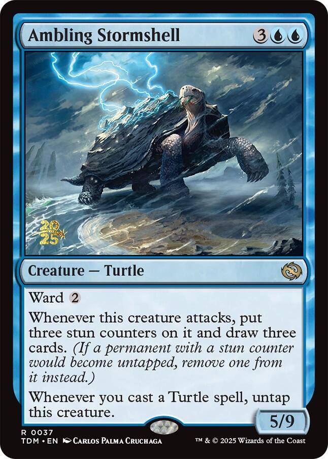 Ambling Stormshell [Tarkir: Dragonstorm Prerelease Promos] | Exor Games Summserside