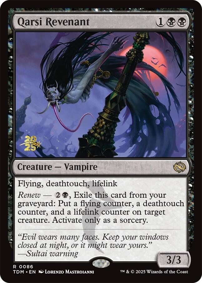 Qarsi Revenant [Tarkir: Dragonstorm Prerelease Promos] | Exor Games Summserside
