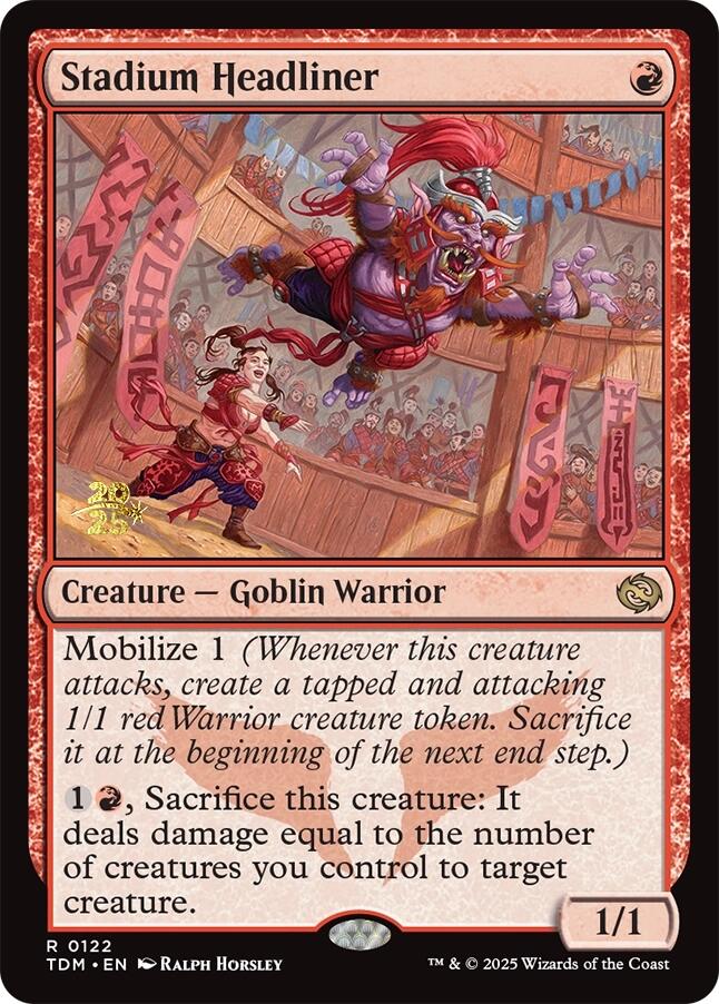 Stadium Headliner [Tarkir: Dragonstorm Prerelease Promos] | Exor Games Summserside