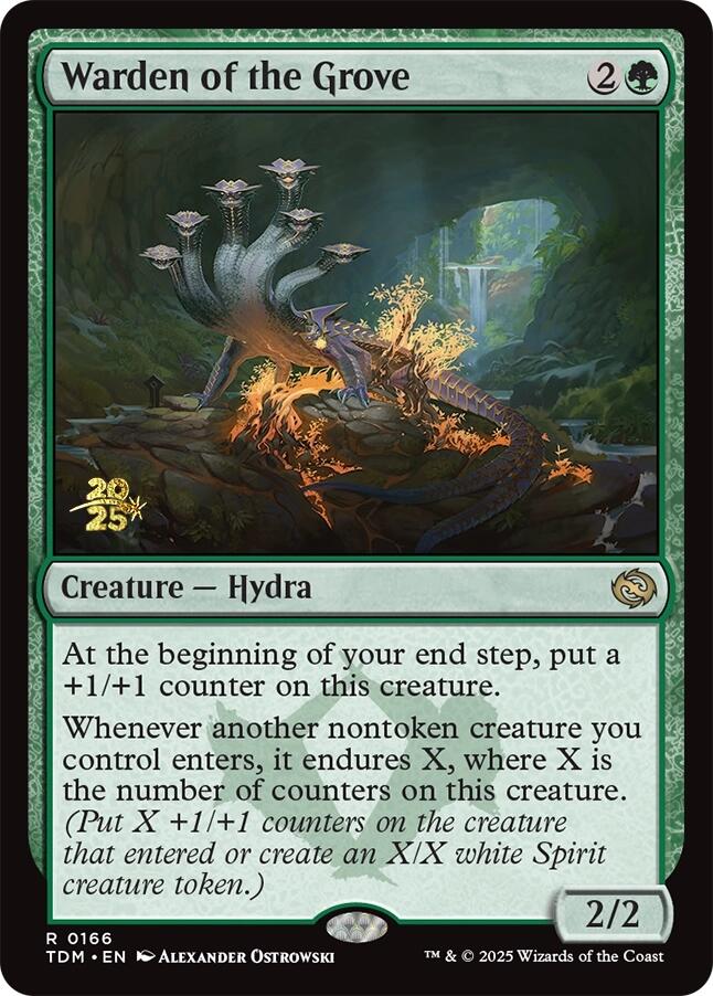 Warden of the Grove [Tarkir: Dragonstorm Prerelease Promos] | Exor Games Summserside