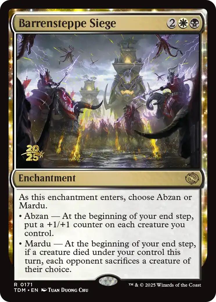 Barrensteppe Siege [Tarkir: Dragonstorm Prerelease Promos] | Exor Games Summserside