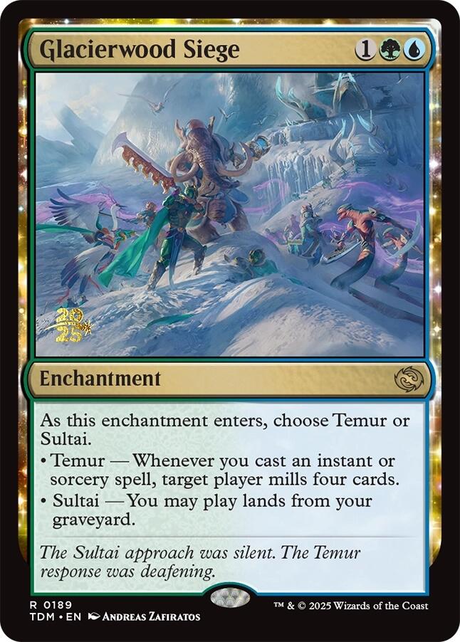 Glacierwood Siege [Tarkir: Dragonstorm Prerelease Promos] | Exor Games Summserside