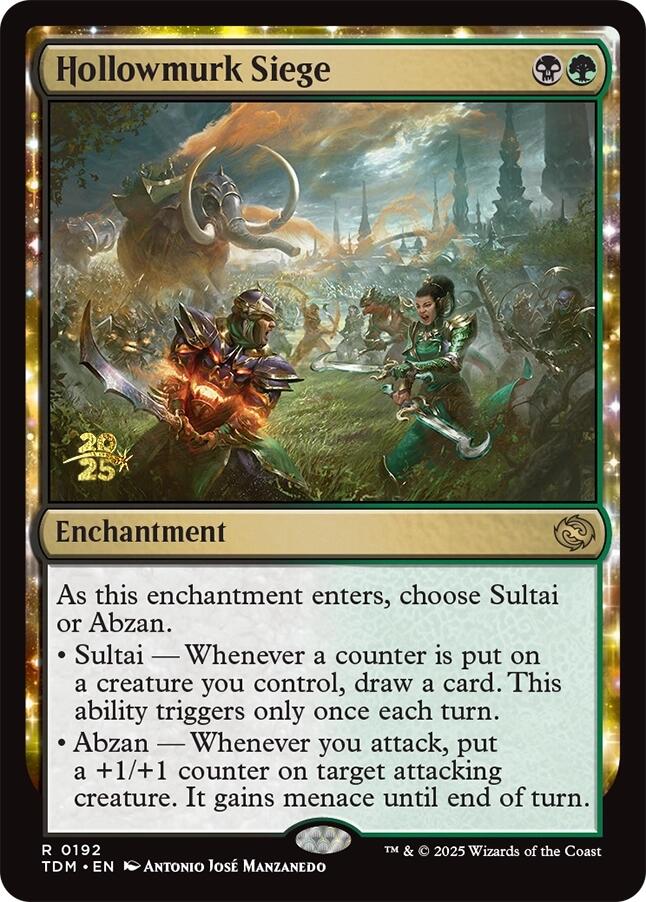 Hollowmurk Siege [Tarkir: Dragonstorm Prerelease Promos] | Exor Games Summserside