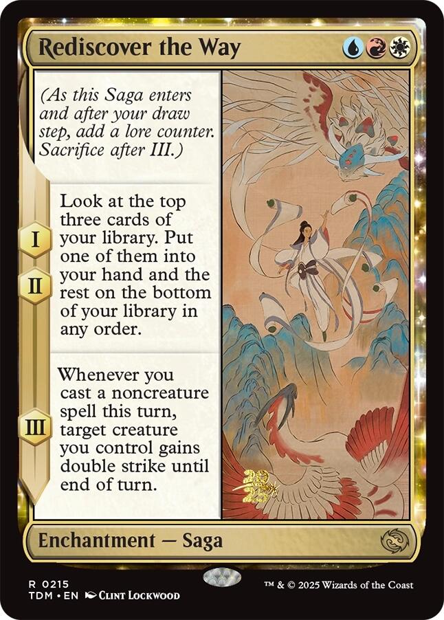 Rediscover the Way [Tarkir: Dragonstorm Prerelease Cards] | Exor Games Summserside