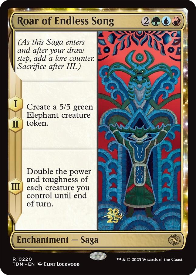 Roar of Endless Song [Tarkir: Dragonstorm Prerelease Promos] | Exor Games Summserside