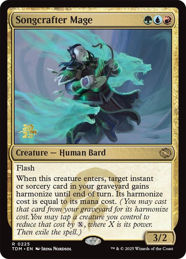 Songcrafter Mage [Tarkir: Dragonstorm Prerelease Promos] | Exor Games Summserside