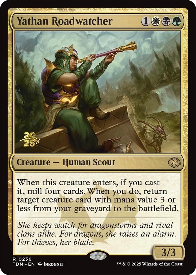 Yathan Roadwatcher [Tarkir: Dragonstorm Prerelease Promos] | Exor Games Summserside