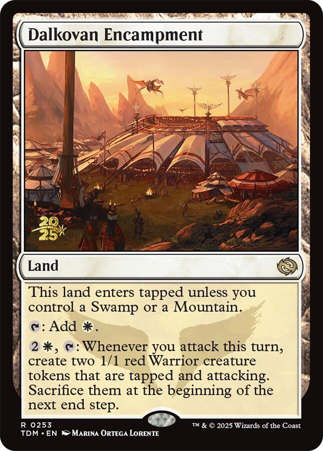 Dalkovan Encampment [Tarkir: Dragonstorm Prerelease Promos] | Exor Games Summserside