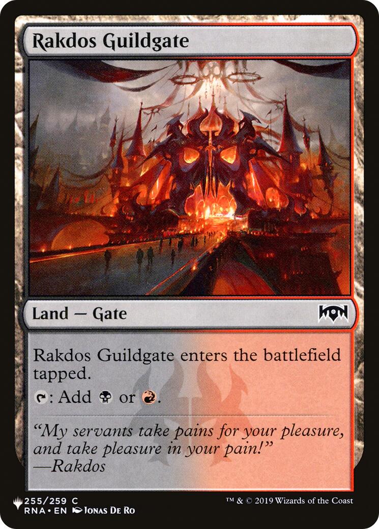 Rakdos Guildgate [The List] | Exor Games Summserside