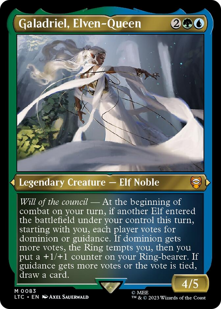 Galadriel, Elven-Queen (Display Commander) [The Lord of the Rings: Tales of Middle-Earth Commander] | Exor Games Summserside