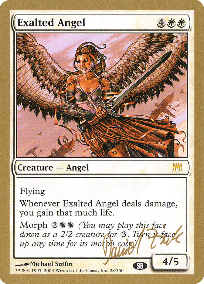 Exalted Angel (Daniel Zink) (SB) [World Championship Decks 2003] | Exor Games Summserside