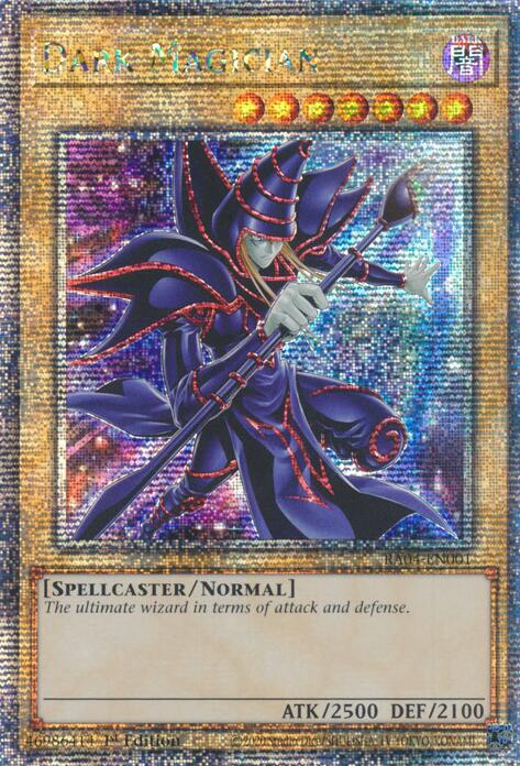Dark Magician (New Art) [RA04-EN001] Quarter Century Secret Rare | Exor Games Summserside