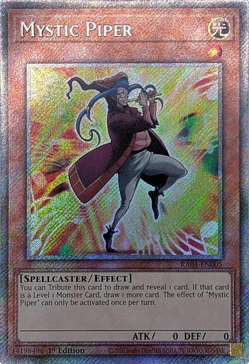 Mystic Piper [RA04-EN005] Platinum Secret Rare | Exor Games Summserside