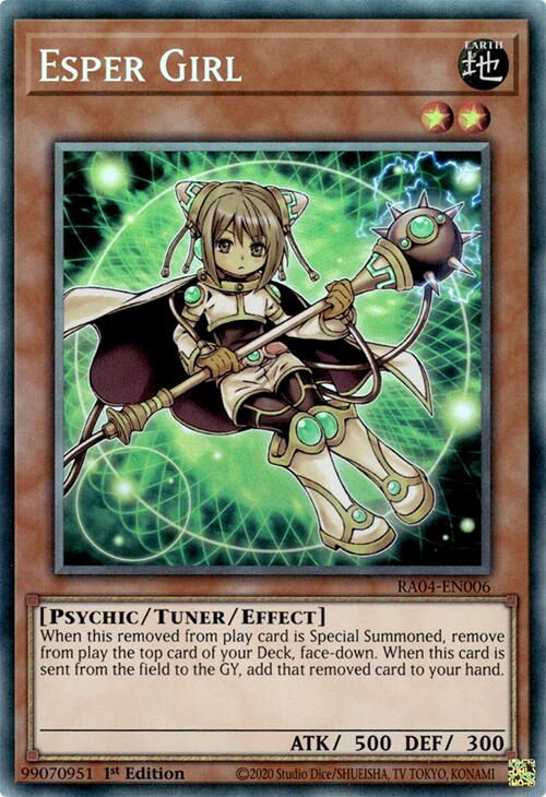 Esper Girl [RA04-EN006] Prismatic Collector's Rare | Exor Games Summserside