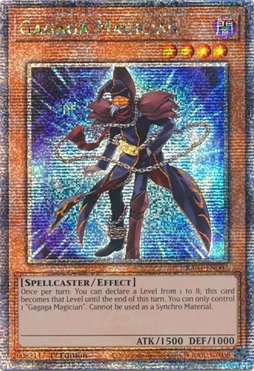 Gagaga Magician [RA04-EN007] Quarter Century Secret Rare | Exor Games Summserside