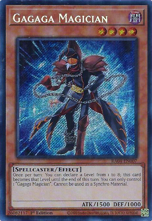Gagaga Magician [RA04-EN007] Secret Rare | Exor Games Summserside