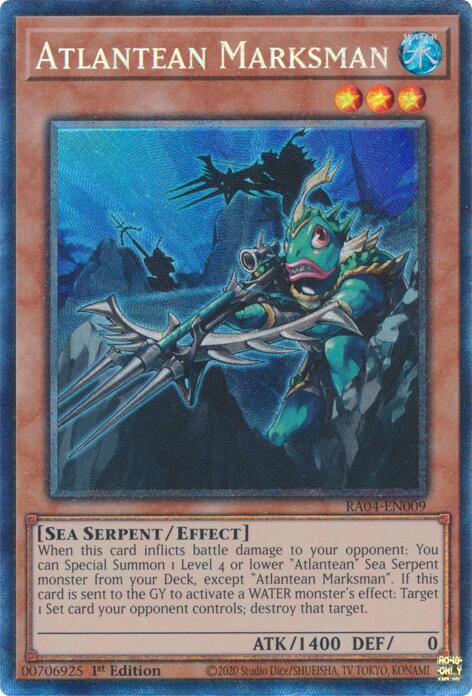 Atlantean Marksman [RA04-EN009] Prismatic Collector's Rare | Exor Games Summserside
