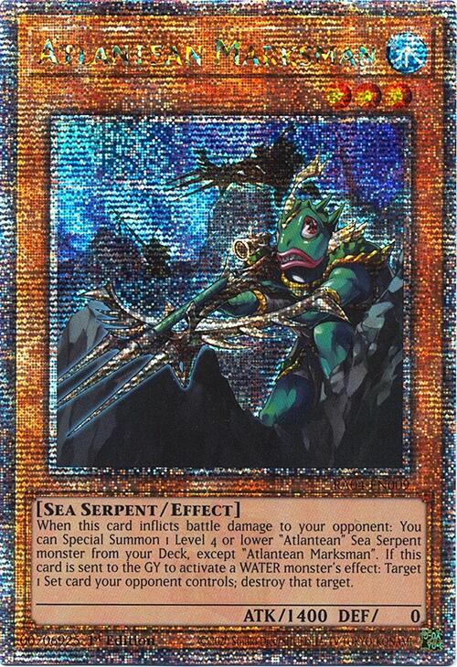 Atlantean Marksman [RA04-EN009] Quarter Century Secret Rare | Exor Games Summserside