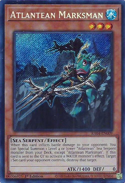 Atlantean Marksman [RA04-EN009] Secret Rare | Exor Games Summserside