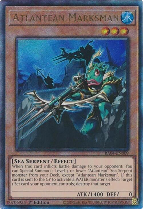 Atlantean Marksman [RA04-EN009] Prismatic Ultimate Rare | Exor Games Summserside