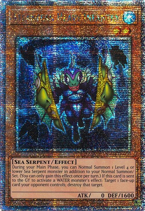 Atlantean Heavy Infantry [RA04-EN010] Quarter Century Secret Rare | Exor Games Summserside