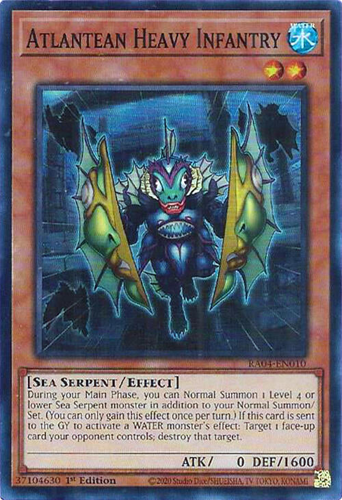Atlantean Heavy Infantry [RA04-EN010] Super Rare | Exor Games Summserside