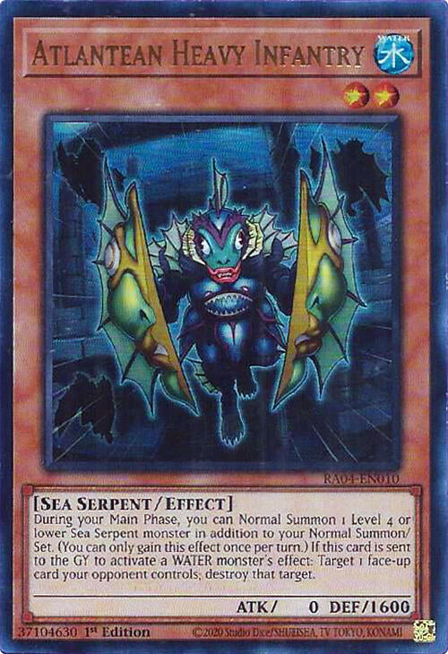 Atlantean Heavy Infantry [RA04-EN010] Ultra Rare | Exor Games Summserside