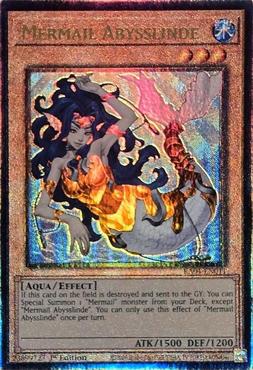 Mermail Abysslinde [RA04-EN011] Prismatic Ultimate Rare | Exor Games Summserside