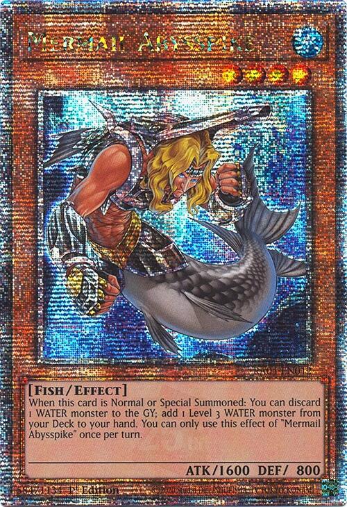 Mermail Abysspike [RA04-EN012] Quarter Century Secret Rare | Exor Games Summserside