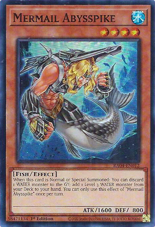Mermail Abysspike [RA04-EN012] Super Rare | Exor Games Summserside