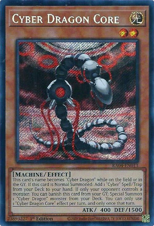 Cyber Dragon Core [RA04-EN013] Secret Rare | Exor Games Summserside