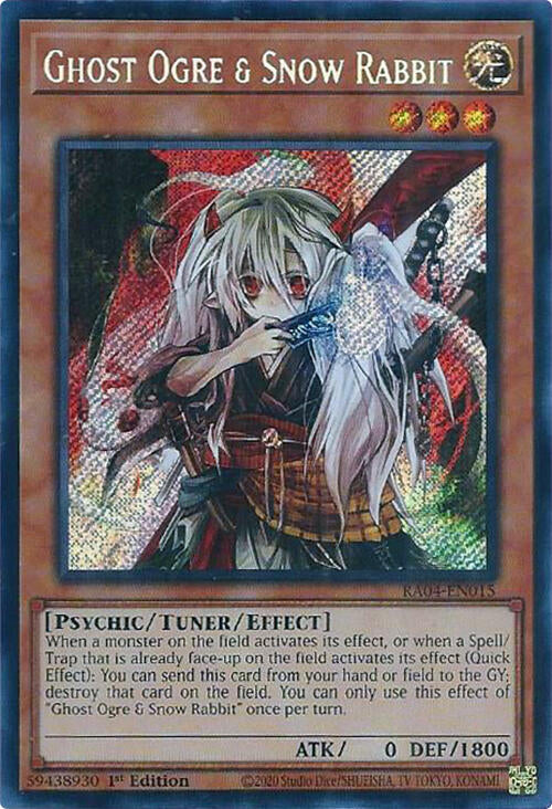 Ghost Ogre & Snow Rabbit [RA04-EN015] Secret Rare | Exor Games Summserside