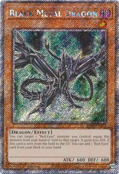 Black Metal Dragon [RA04-EN016] Platinum Secret Rare | Exor Games Summserside