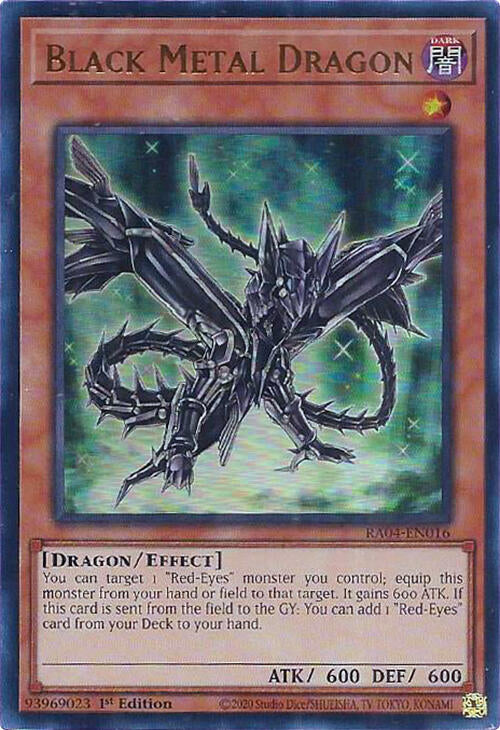 Black Metal Dragon [RA04-EN016] Ultra Rare | Exor Games Summserside