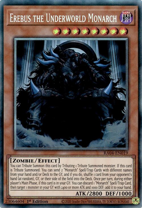 Erebus the Underworld Monarch [RA04-EN019] Prismatic Collector's Rare | Exor Games Summserside