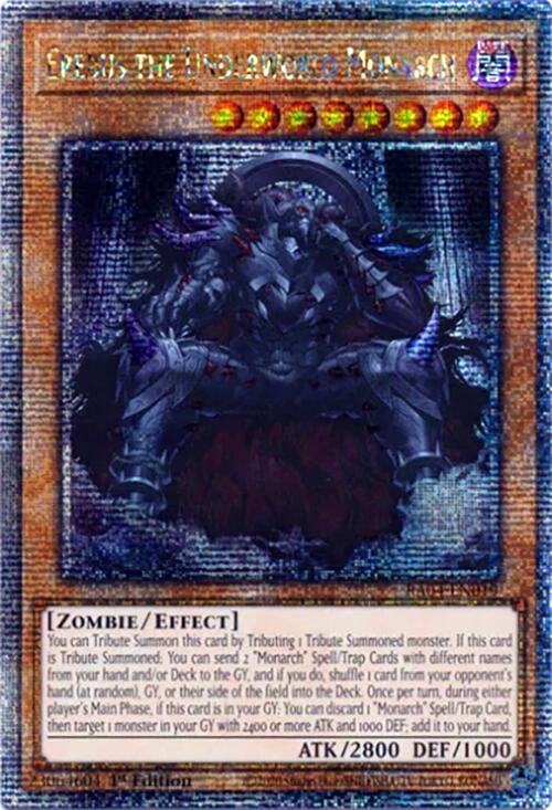 Erebus the Underworld Monarch [RA04-EN019] Quarter Century Secret Rare | Exor Games Summserside