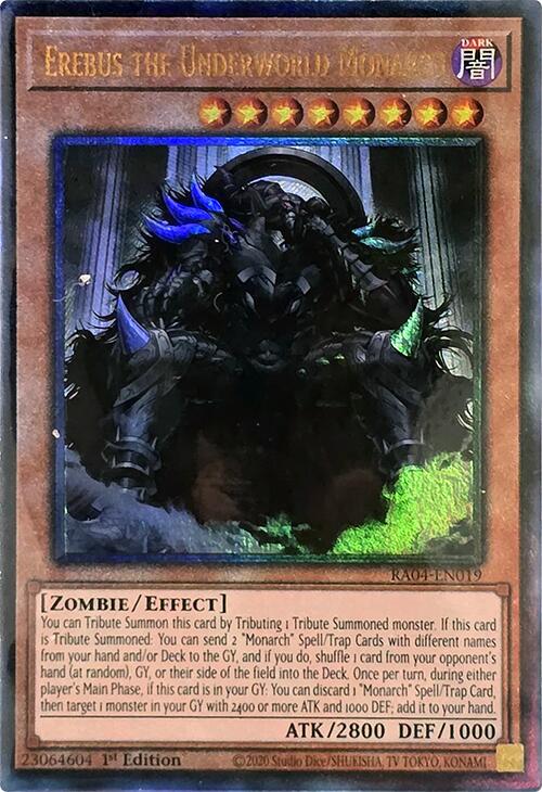 Erebus the Underworld Monarch [RA04-EN019] Prismatic Ultimate Rare | Exor Games Summserside