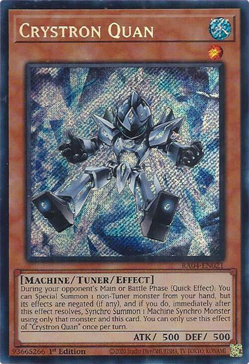 Crystron Quan [RA04-EN021] Secret Rare | Exor Games Summserside