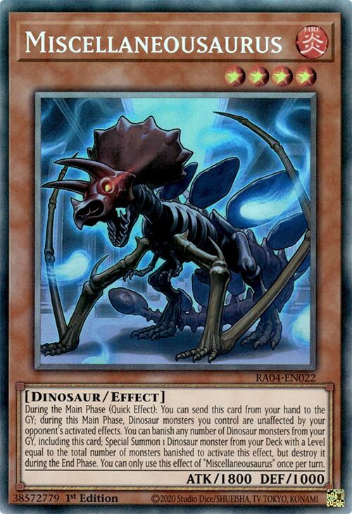 Miscellaneousaurus [RA04-EN022] Prismatic Collector's Rare | Exor Games Summserside
