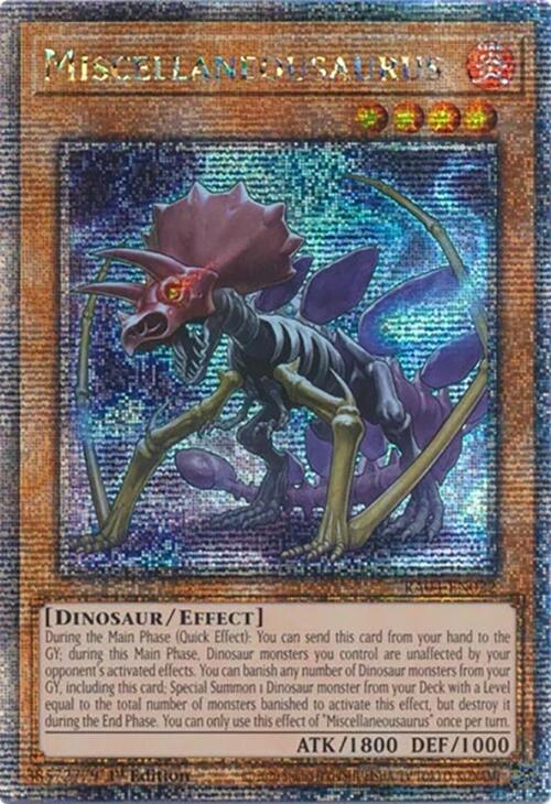 Miscellaneousaurus [RA04-EN022] Quarter Century Secret Rare | Exor Games Summserside