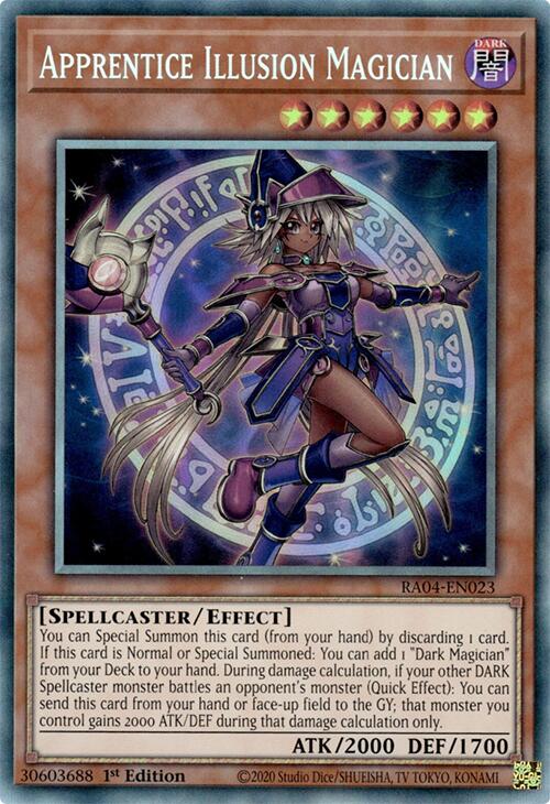 Apprentice Illusion Magician [RA04-EN023] Prismatic Collector's Rare | Exor Games Summserside