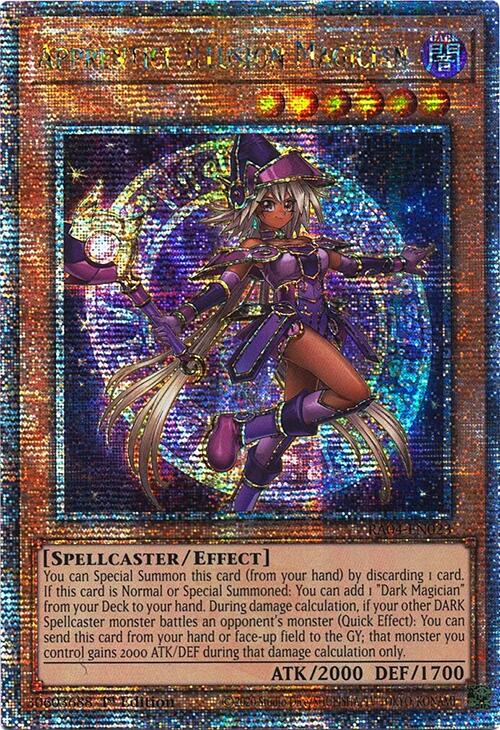 Apprentice Illusion Magician [RA04-EN023] Quarter Century Secret Rare | Exor Games Summserside
