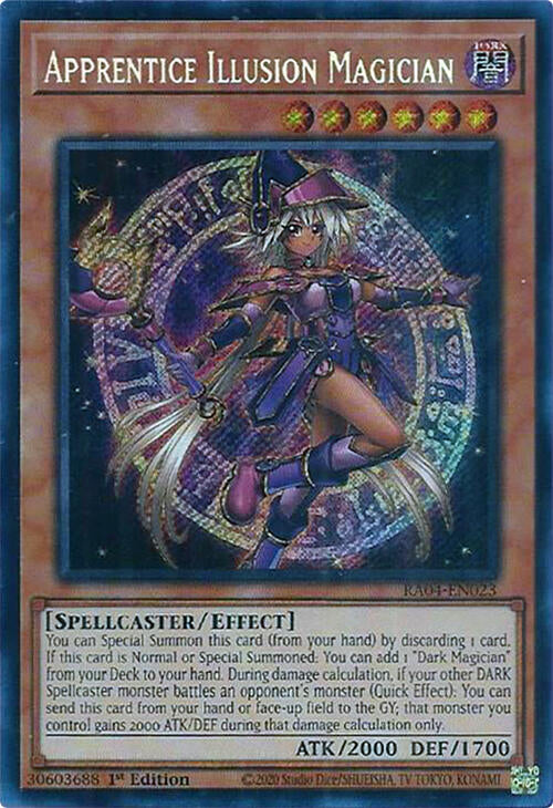 Apprentice Illusion Magician [RA04-EN023] Secret Rare | Exor Games Summserside