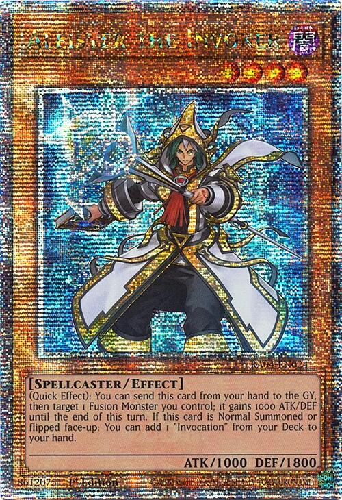 Aleister the Invoker (Alternate Art) [RA04-EN024] Quarter Century Secret Rare | Exor Games Summserside