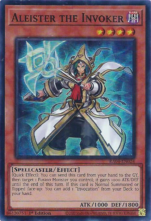 Aleister the Invoker (Alternate Art) [RA04-EN024] Super Rare | Exor Games Summserside