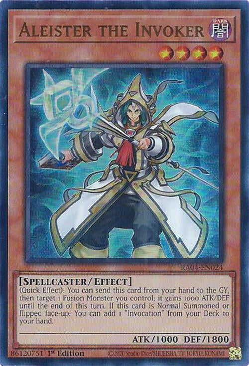 Aleister the Invoker (Alternate Art) [RA04-EN024] Ultra Rare | Exor Games Summserside