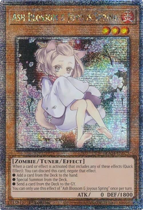 Ash Blossom & Joyous Spring (Alternate Art) [RA04-EN025] Quarter Century Secret Rare | Exor Games Summserside
